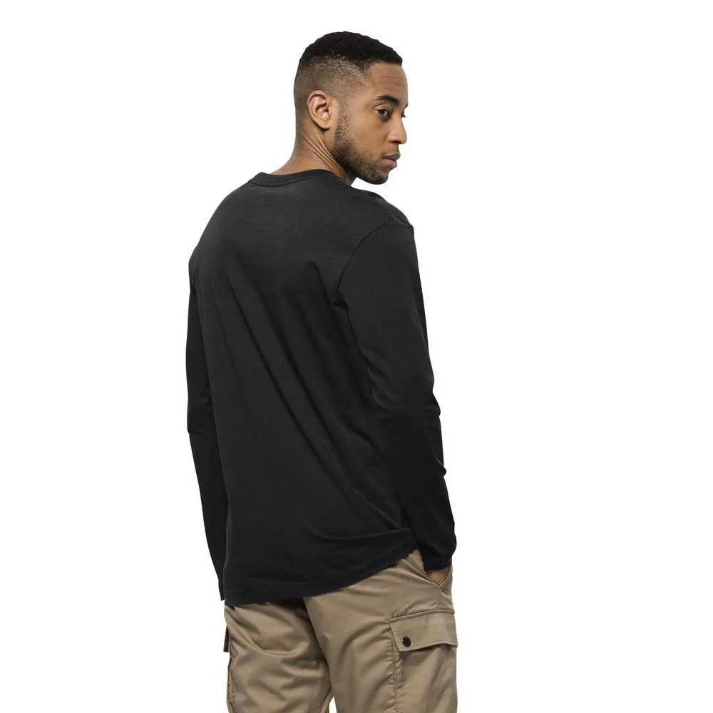 Jack Wolfskin Essential T-shirt Med Lång ärm, Black