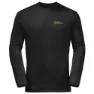 Jack Wolfskin Essential T-shirt Med Lång ärm, Black