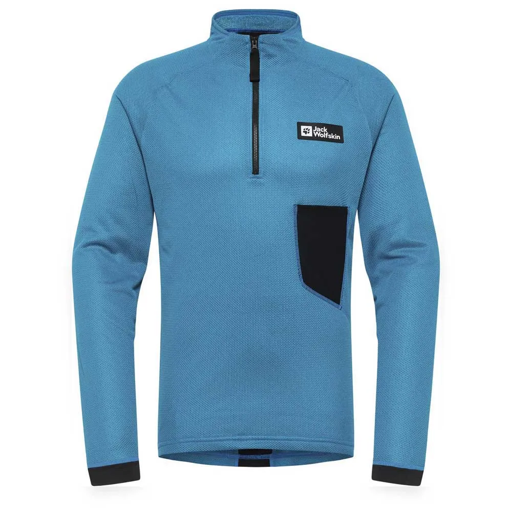 Jack Wolfskin Expdn Octa Half Zip T-shirt Med Lång ärm