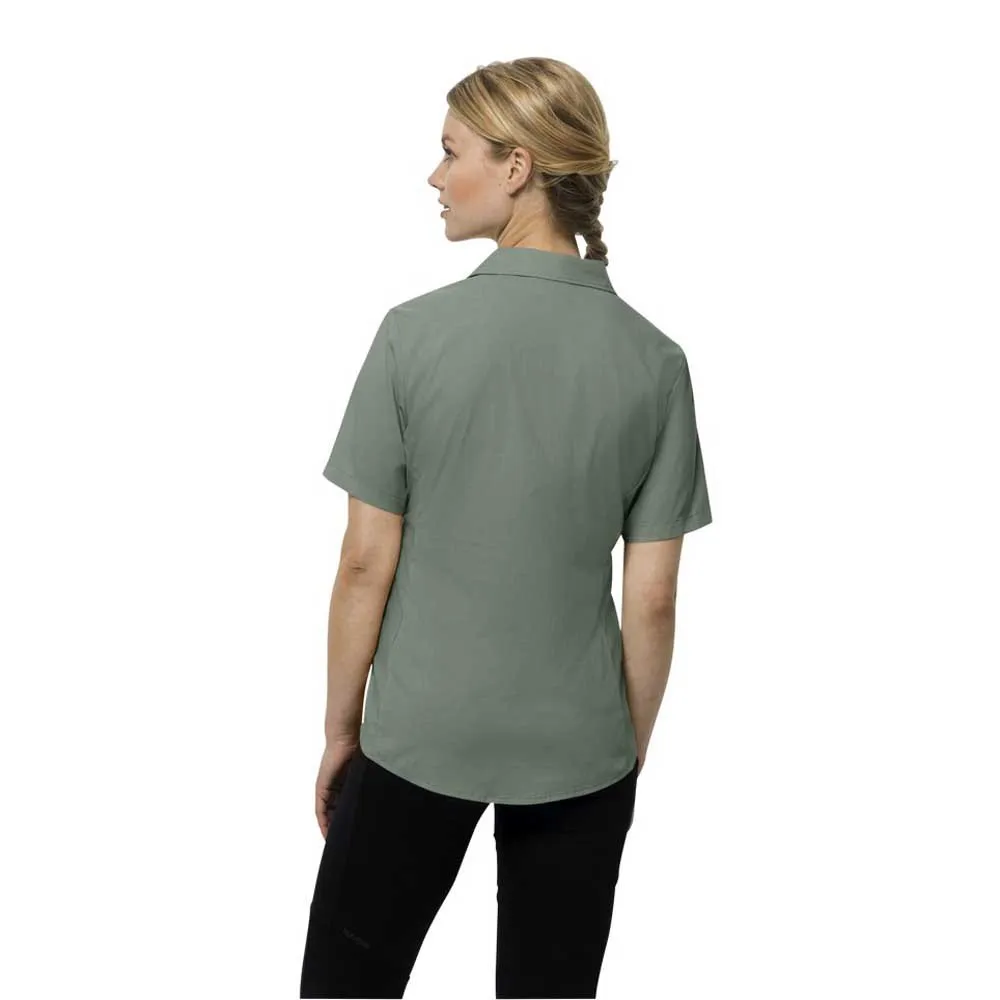 Jack Wolfskin Heidetal Kortärmad Skjorta, Picnic green Jack Wolfskin Heidetal Kortärmad Skjorta, Picnic green