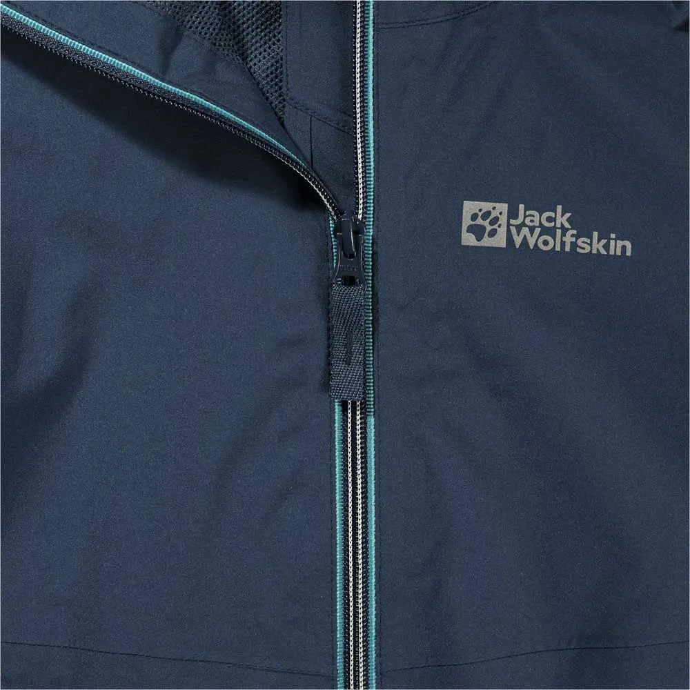 Jack Wolfskin Jwp Softshelljacka, Dark sea, 164cm