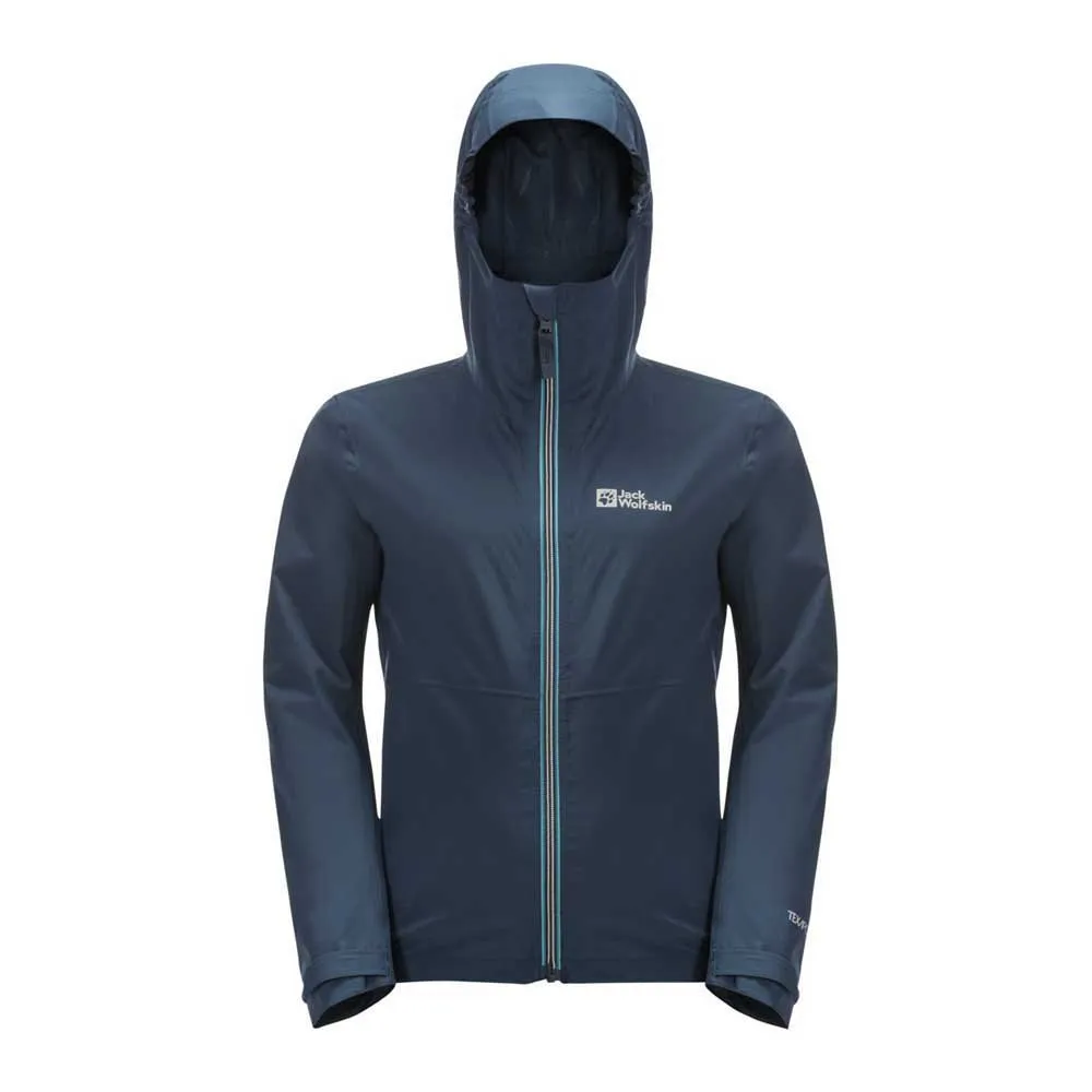 Jack Wolfskin Jwp Softshelljacka, Dark sea, 164cm