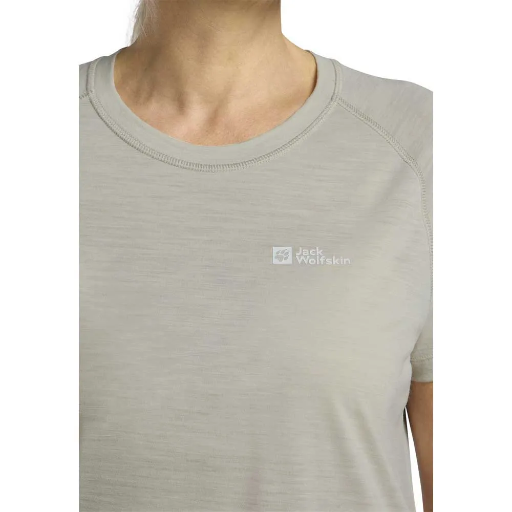 Jack Wolfskin Kammweg T-shirt Med Korta ärmar, Seal
