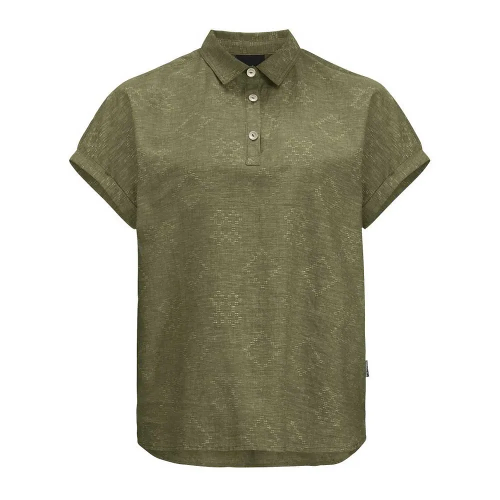 Jack Wolfskin Karana Kortärmad Skjorta, Bay leaf
