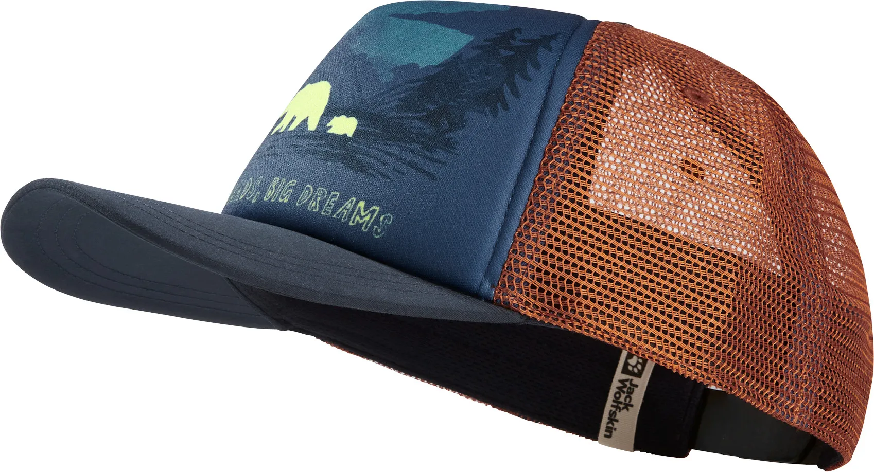Jack Wolfskin Kid's Animal Mesh Cap Print, Print evening sky, One Size Jack Wolfskin Kid's Animal Mesh Cap Print, Print evening sky, One Size