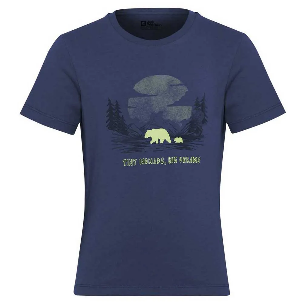 Jack Wolfskin Kid's Graphic Cotton Tee Print Jack Wolfskin Kid's Graphic Cotton Tee Print