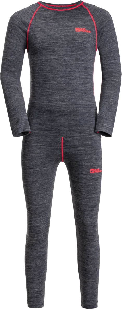 Jack Wolfskin Kids' Merino Baselayer Set Jack Wolfskin Kids' Merino Baselayer Set