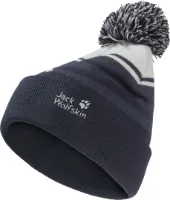 Jack Wolfskin Kid's Stripy Pompom Beanie