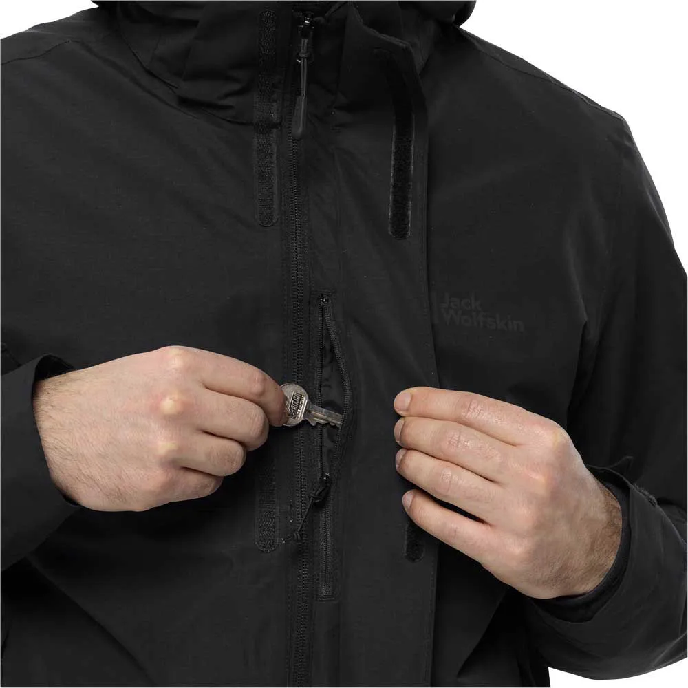 Jack Wolfskin Luntal 3in1 Jacka Refurbished, Black
