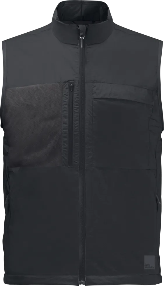 Jack Wolfskin Men's Commute Insulated Vest, Phantom Jack Wolfskin Men's Commute Insulated Vest, Phantom