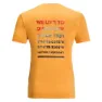 Jack Wolfskin Men's Hiking Short Sleeve T-Shirt, Orange pop