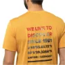 Jack Wolfskin Men's Hiking Short Sleeve T-Shirt, Orange pop