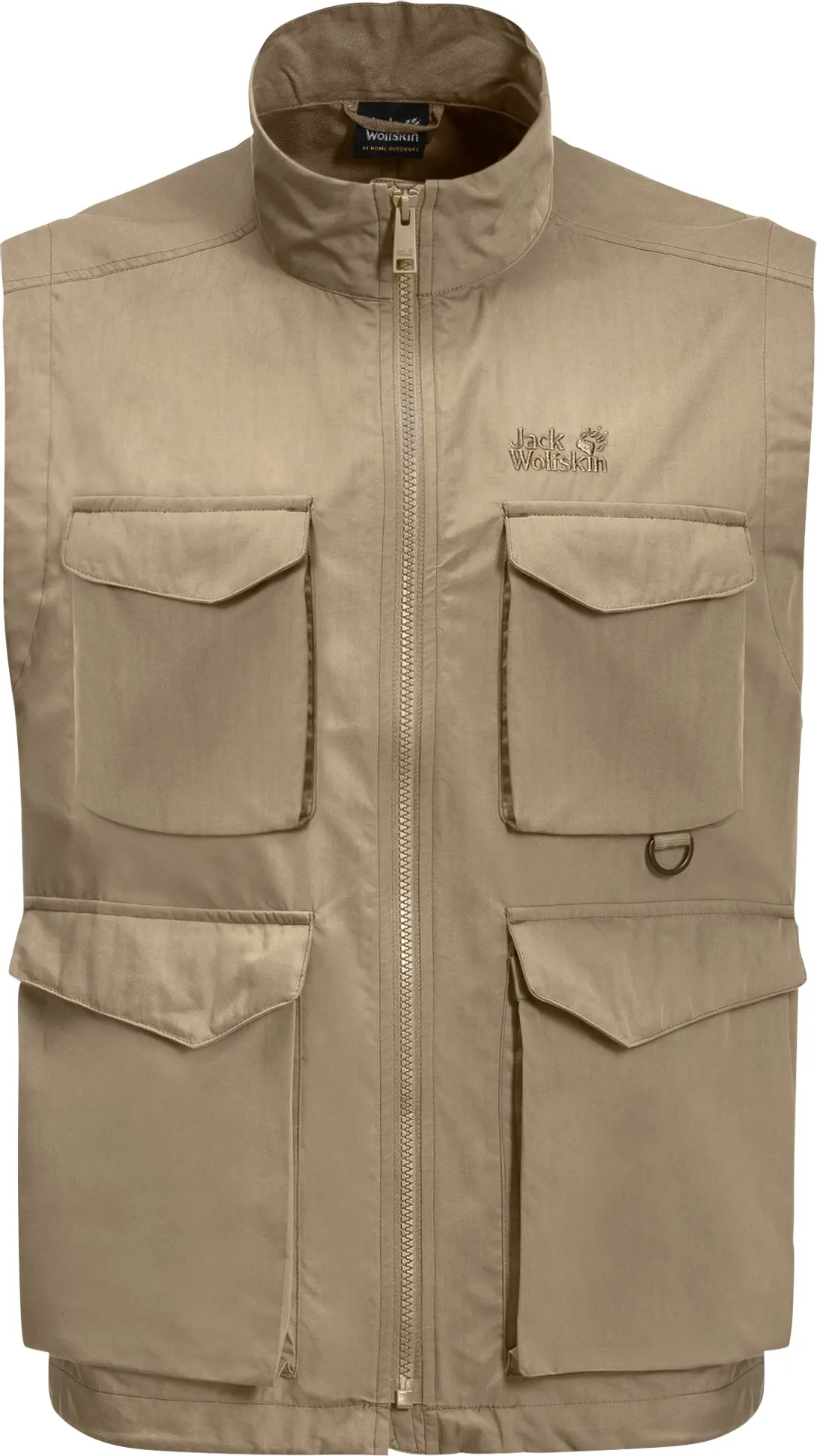 Jack Wolfskin Men's Lakeside Trip Vest, Sand Dune