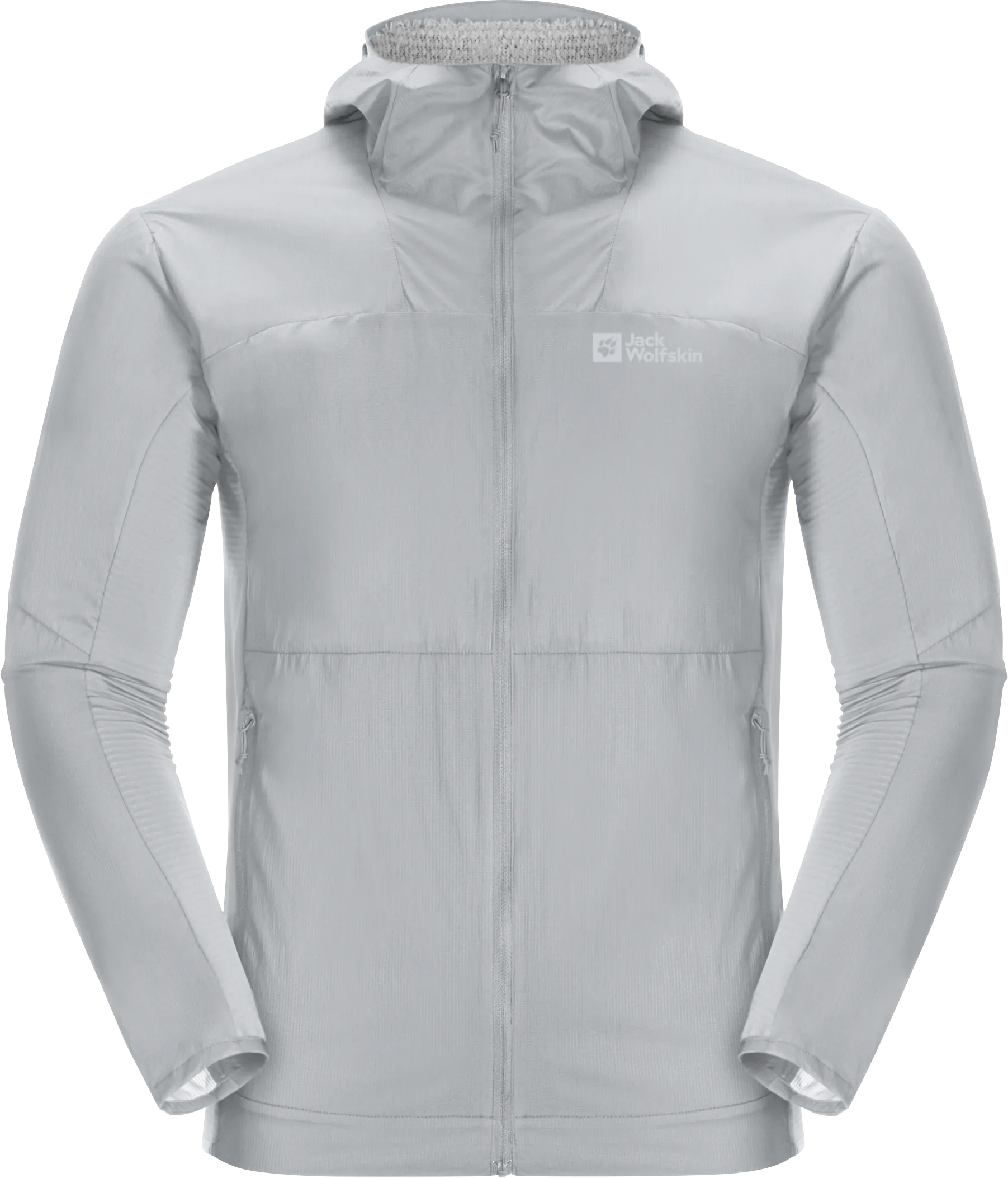 Jack Wolfskin Men's Prelight Alpha Jacket, Silver Grey