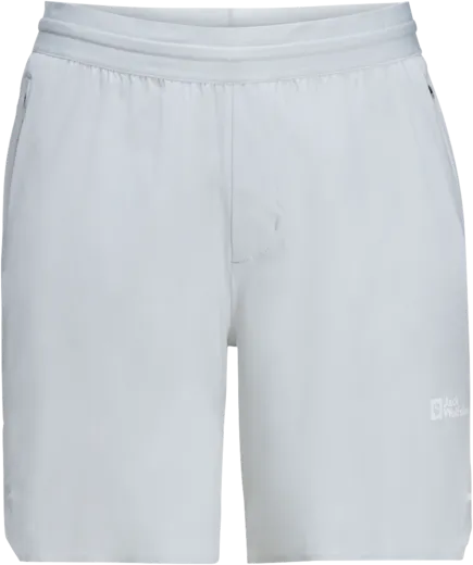 Jack Wolfskin Men's Prelight Chill Shorts, Cool Grey Jack Wolfskin Men's Prelight Chill Shorts, Cool Grey