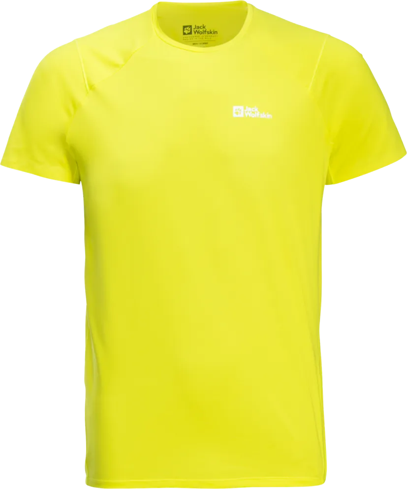 Jack Wolfskin Men's Prelight Chill Tee, Firefly Jack Wolfskin Men's Prelight Chill Tee, Firefly