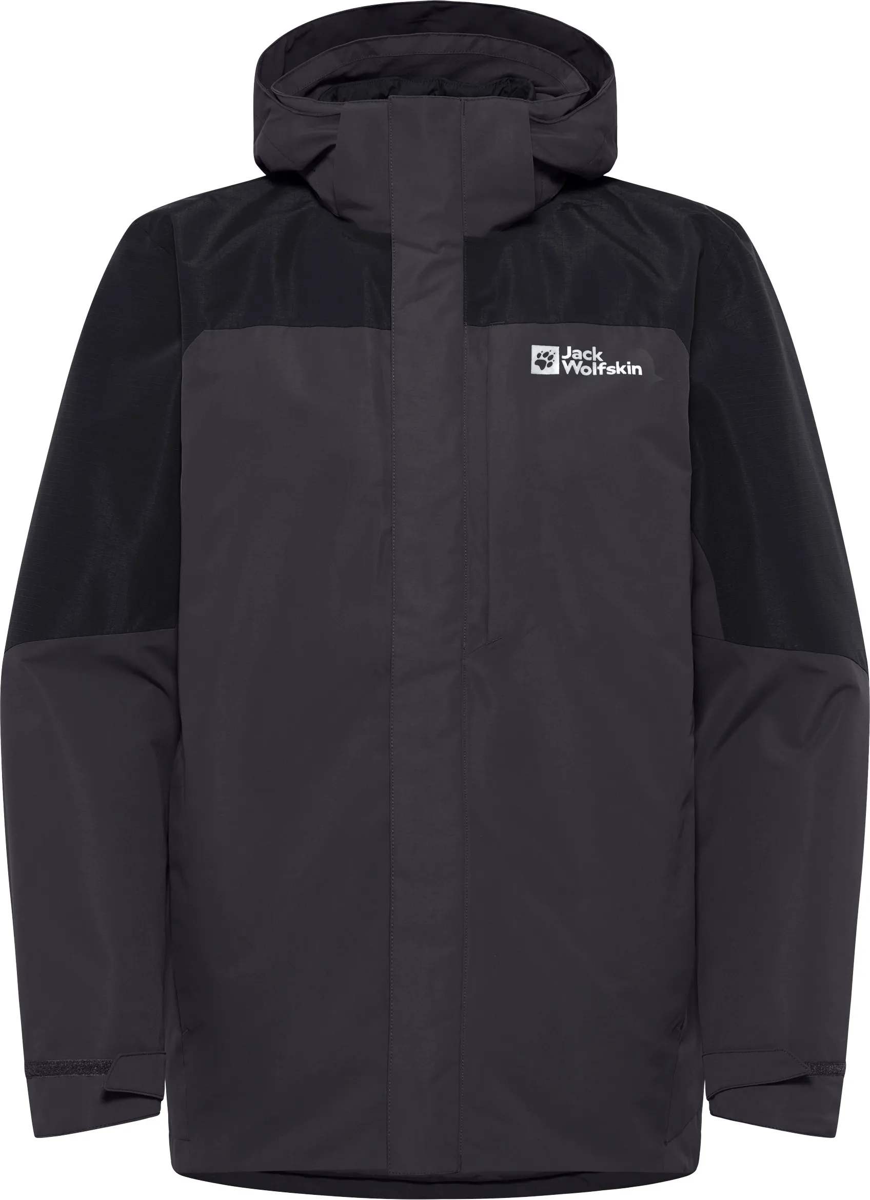 Jack Wolfskin Men's Romberg 3in1 Jacket, Phantom Jack Wolfskin Men's Romberg 3in1 Jacket, Phantom