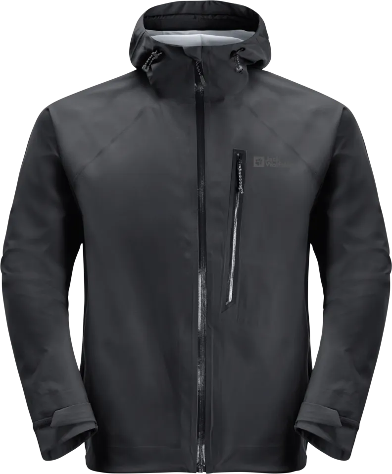 Jack Wolfskin Men's Tapeless Jacket, Phantom Jack Wolfskin Men's Tapeless Jacket, Phantom