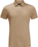 Jack Wolfskin Men's Travel Polo, Sand Storm