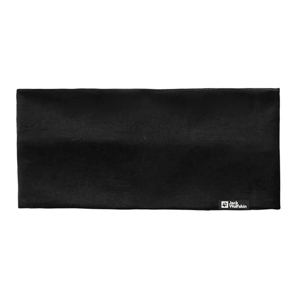 Jack Wolfskin Merino Hårband male, Black