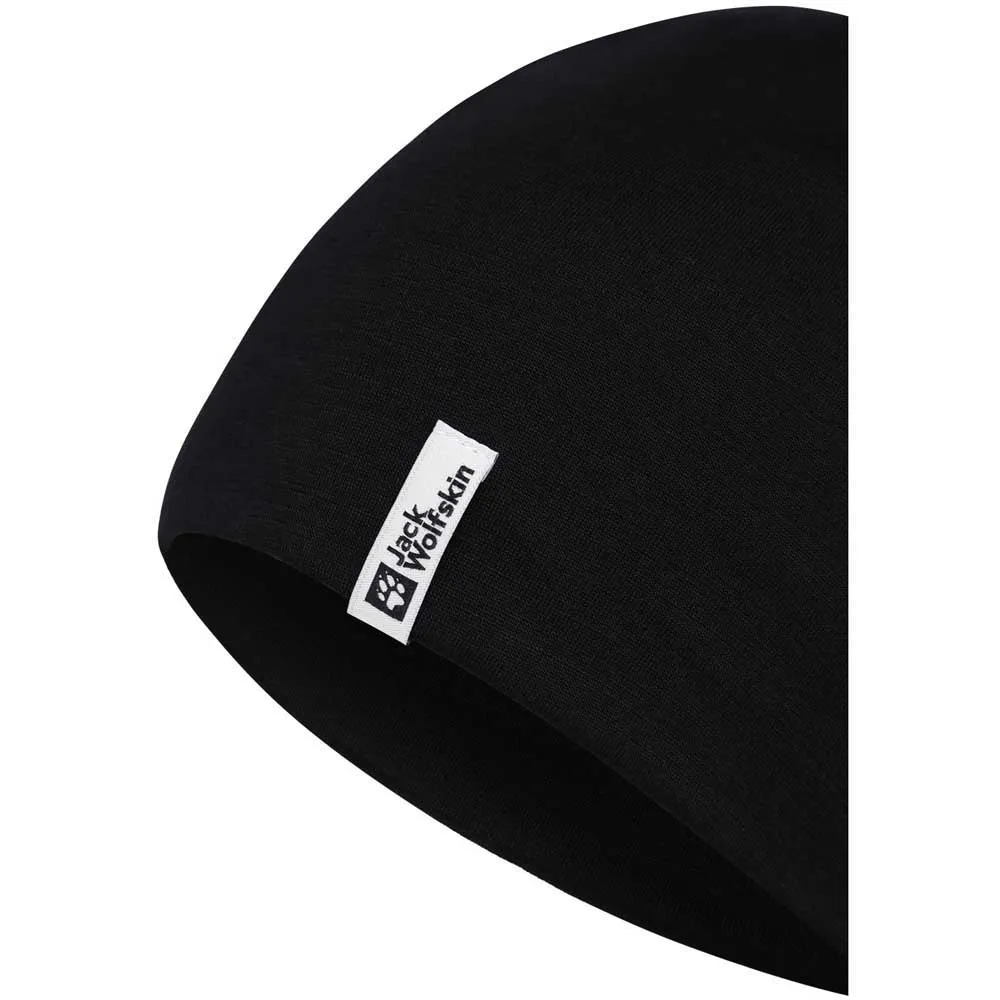 Jack Wolfskin Merino Mössa, Black
