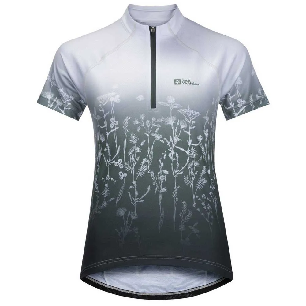 Jack Wolfskin Morobbia Half Zip Print T-shirt Med Korta ärmar