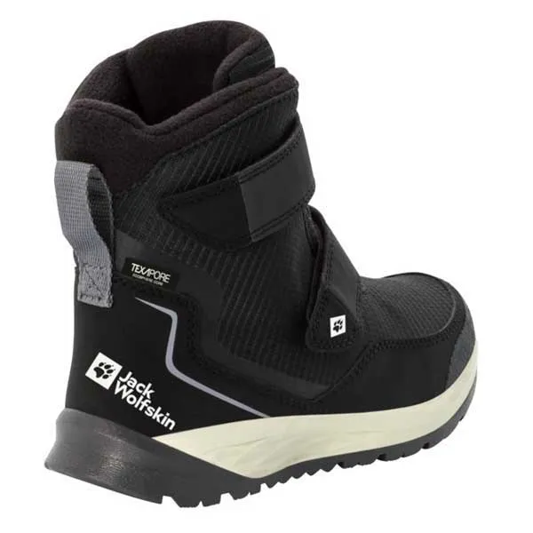 Jack Wolfskin Polar Bear Texapore High Vc Vandringskängor, Black / grey, EU 38 Jack Wolfskin Polar Bear Texapore High Vc Vandringskängor, Black / grey, EU 38