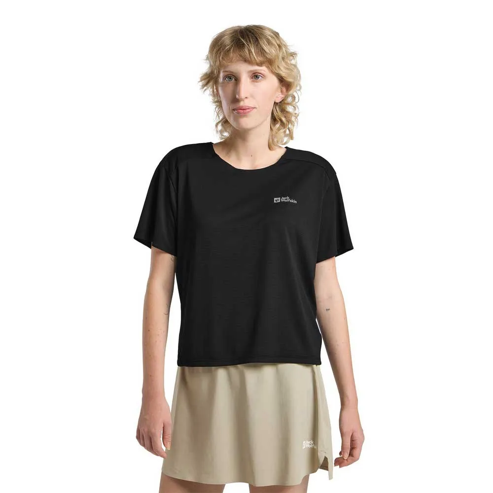 Jack Wolfskin Prelight Stride Crop T-shirt Med Korta ärmar