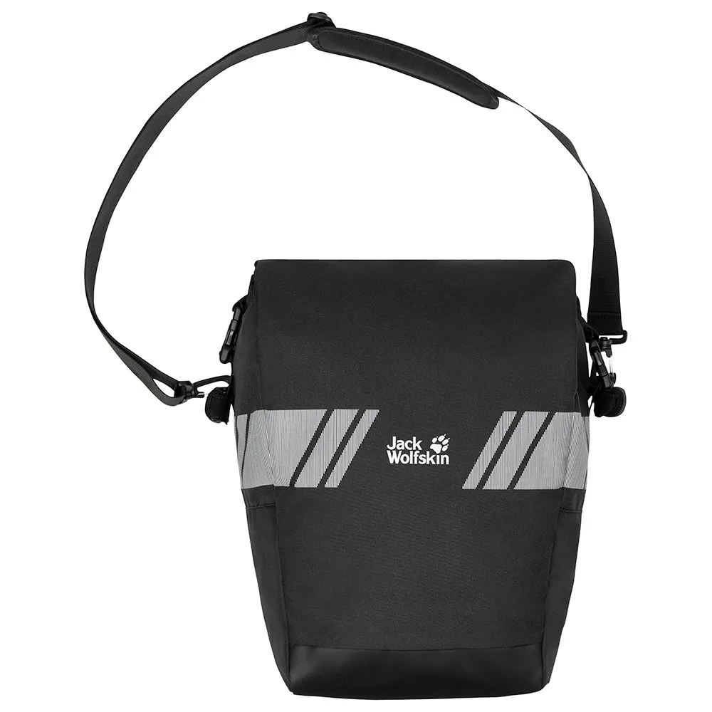 Jack Wolfskin Rack 12l Sidoväska, Flash black, One Size