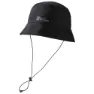 Jack Wolfskin Rain Bucket Hatt, Black