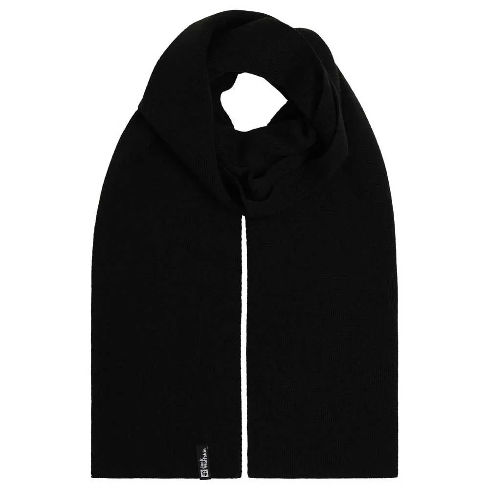 Jack Wolfskin Rib Halsvärmare, Black