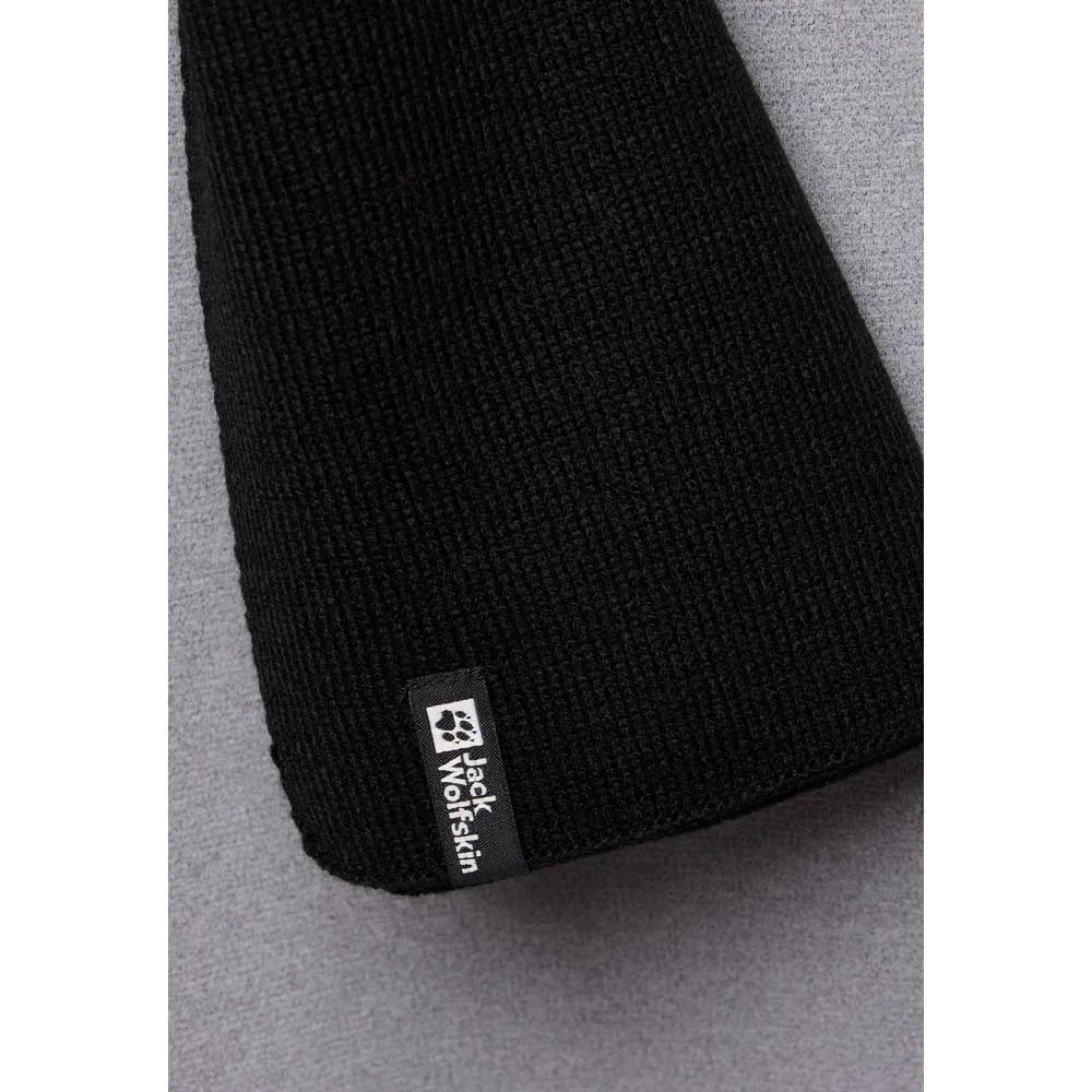 Jack Wolfskin Rib Halsvärmare, Black
