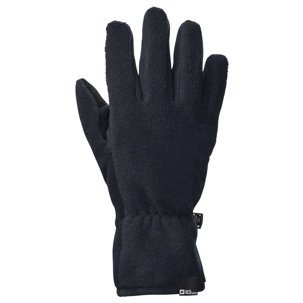 Jack Wolfskin Spirit Fleece Handskar, Night blue, L/XL