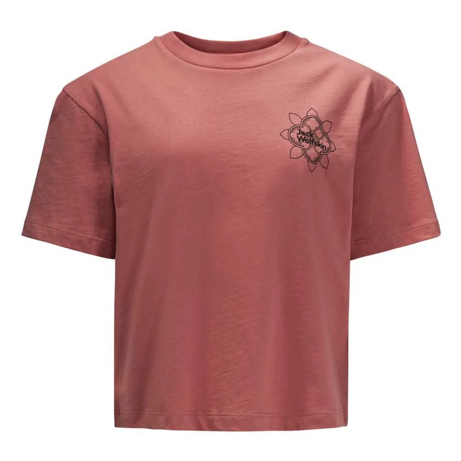 Jack Wolfskin Teen Mosaic T-shirt Med Korta ärmar, Faded rose, 152cm Jack Wolfskin Teen Mosaic T-shirt Med Korta ärmar, Faded rose, 152cm