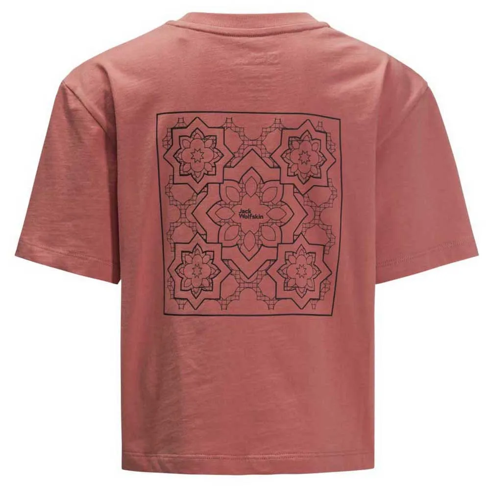 Jack Wolfskin Teen Mosaic T-shirt Med Korta ärmar, Faded rose, 152cm Jack Wolfskin Teen Mosaic T-shirt Med Korta ärmar, Faded rose, 152cm