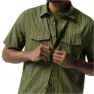 Jack Wolfskin Thompson Kortärmad Skjorta, Bay leaf check