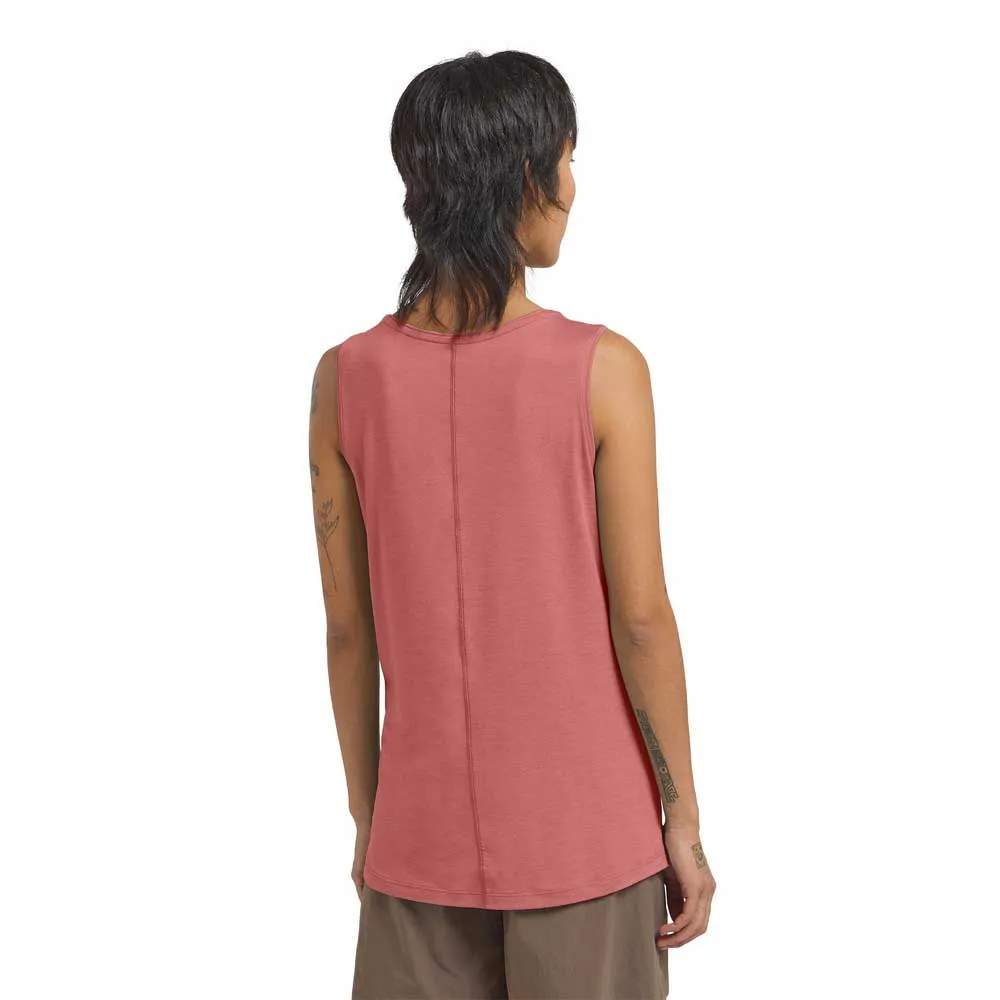 Jack Wolfskin Travel ärmlös T-shirt, Mineral red heather