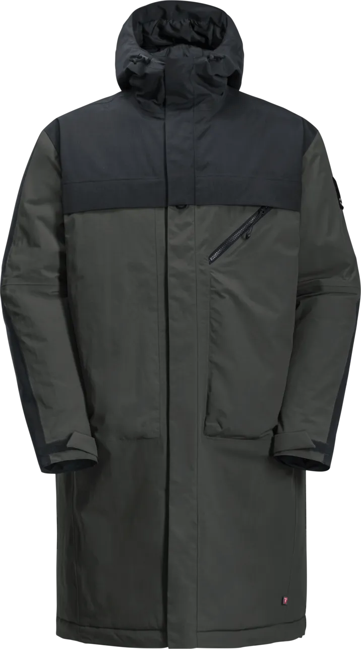 Jack Wolfskin Unisex Heumarkt 2-Layer Parka, Granite Black
