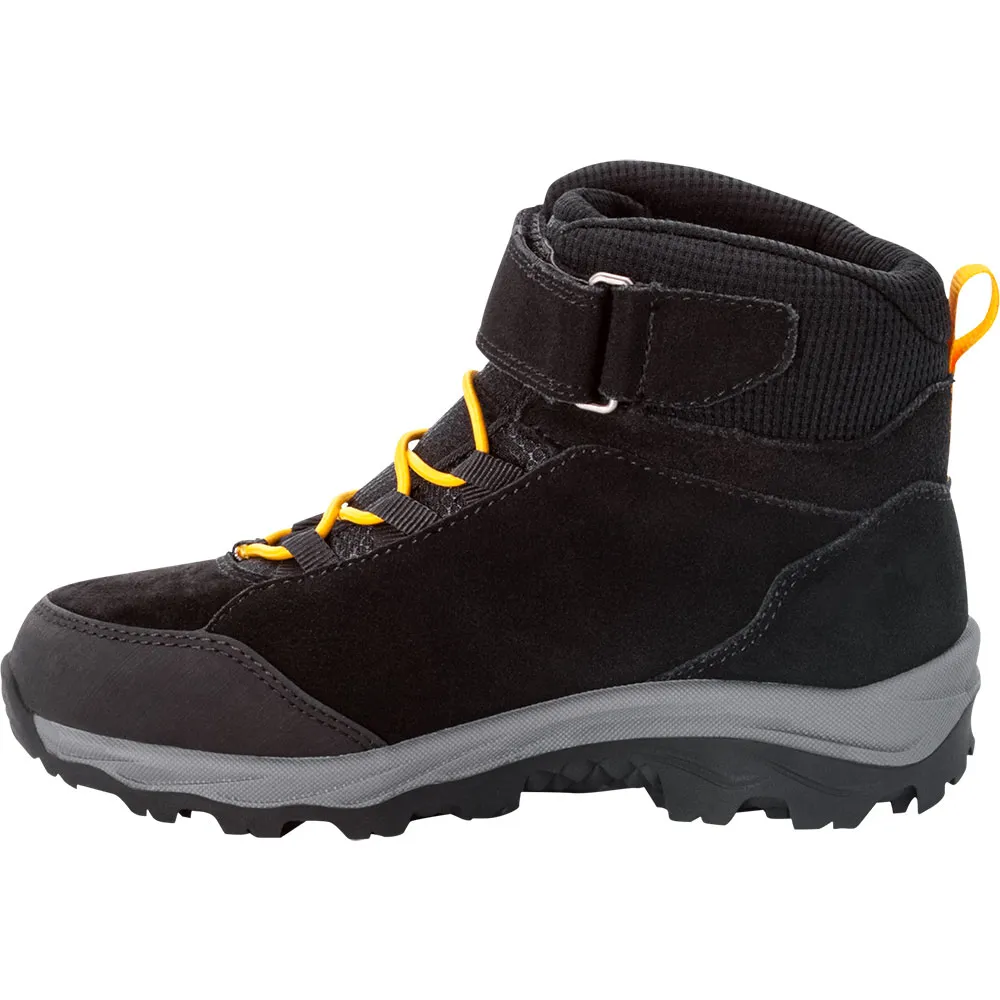 Jack Wolfskin Vojo Lt Texapore Mid Vandringskängor, Black / burly yellow xt, EU 31