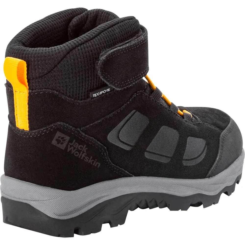 Jack Wolfskin Vojo Lt Texapore Mid Vandringskängor, Black / burly yellow xt, EU 31