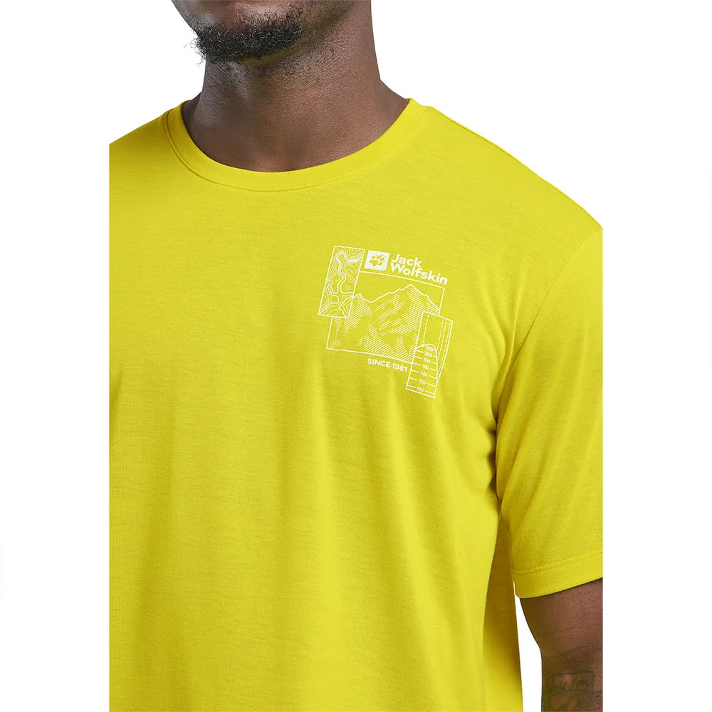 Jack Wolfskin Vonnan Graphic T-shirt Med Korta ärmar Jack Wolfskin Vonnan Graphic T-shirt Med Korta ärmar