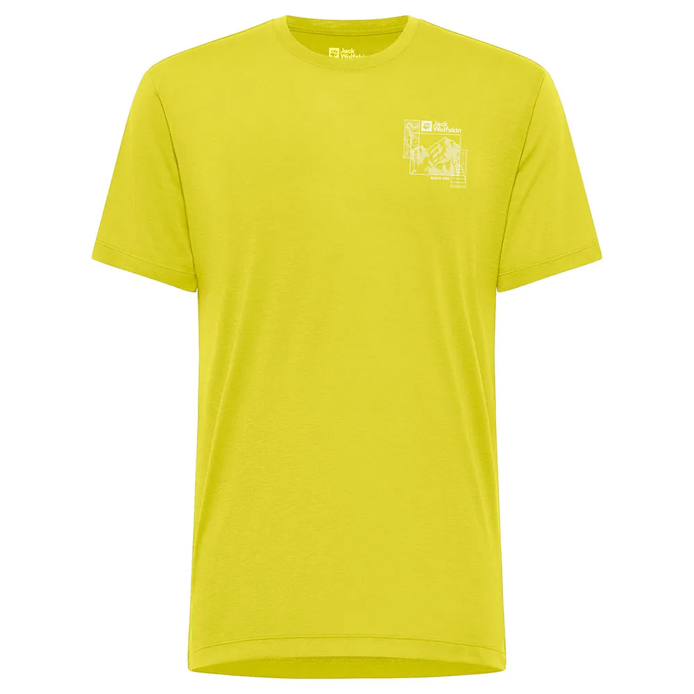 Jack Wolfskin Vonnan Graphic T-shirt Med Korta ärmar Jack Wolfskin Vonnan Graphic T-shirt Med Korta ärmar