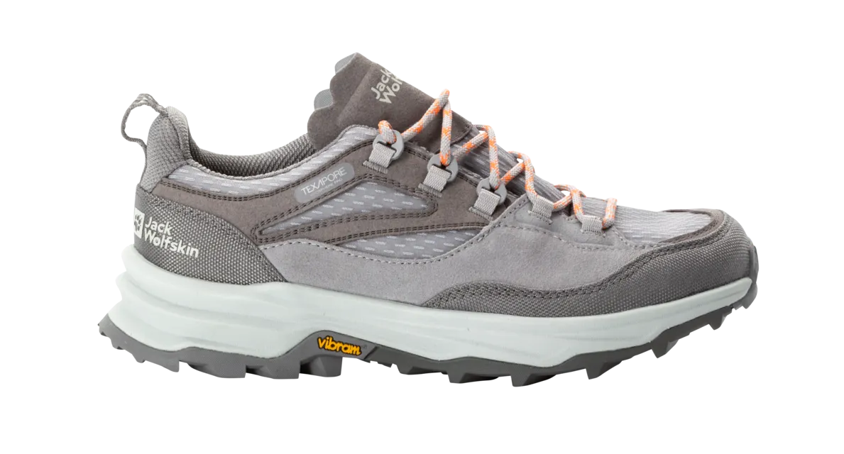 Jack Wolfskin Women's Cyrox Texapore Low, Pebble, 37.5 Jack Wolfskin Women's Cyrox Texapore Low, Pebble, 37.5