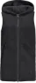 Jack Wolfskin Women's High Curl Long Vest, Black
