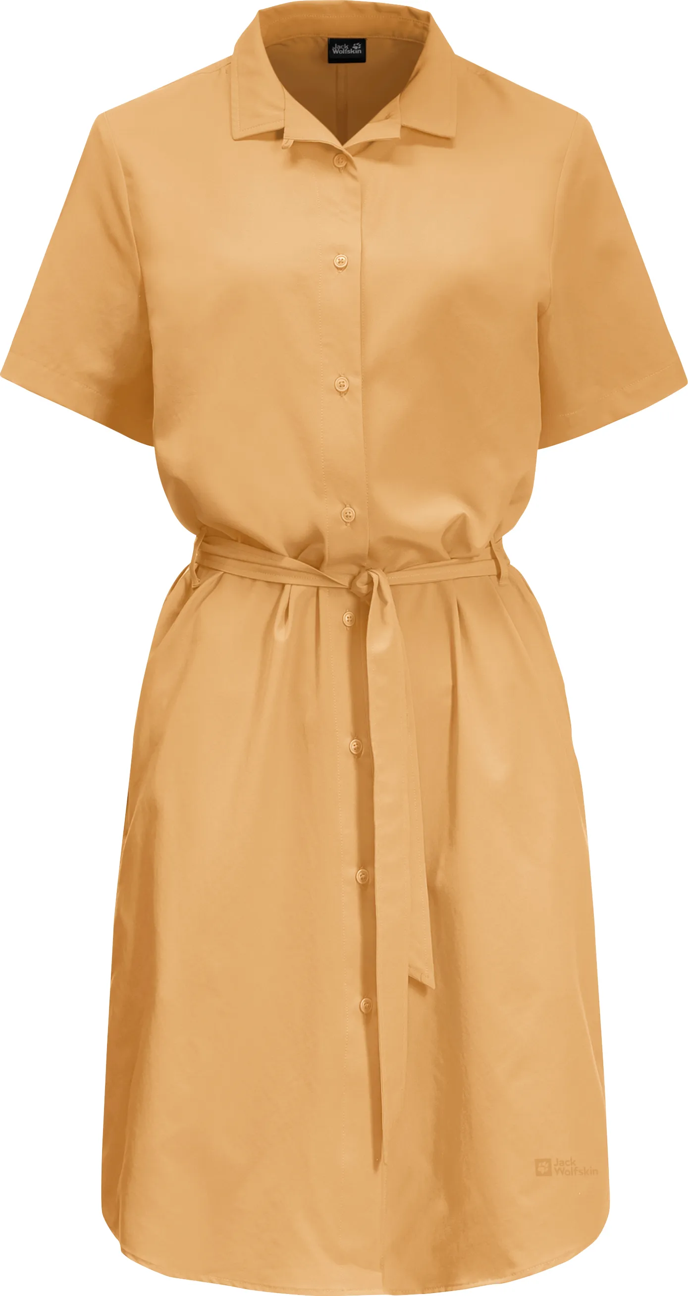Jack Wolfskin Women's Holiday Midi Dress, Honey Yellow Jack Wolfskin Women's Holiday Midi Dress, Honey Yellow