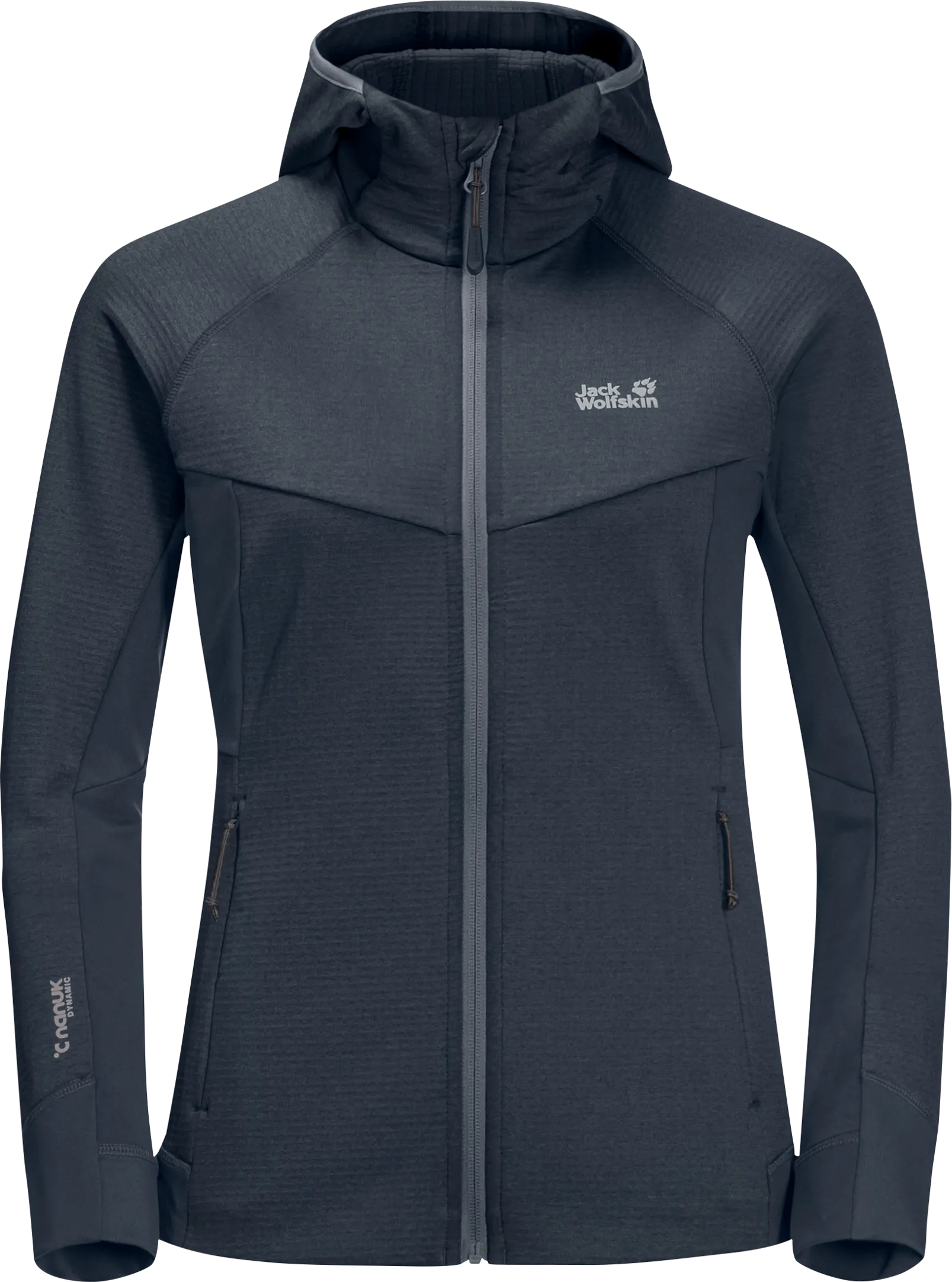 Jack Wolfskin Women's Hydro Grid Fleece, Graphite Jack Wolfskin Women's Hydro Grid Fleece, Graphite