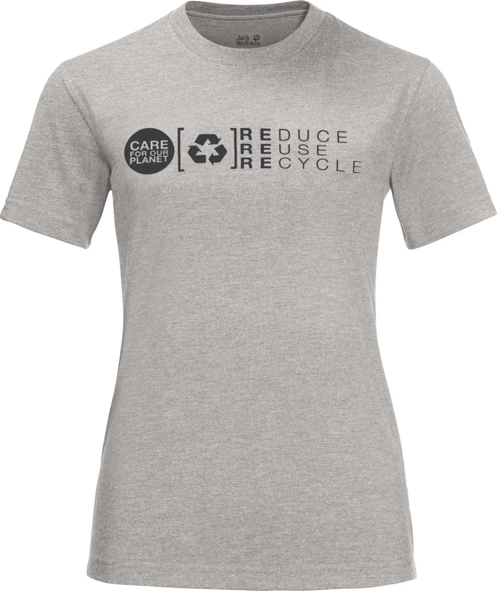 Jack Wolfskin Women's Nature Relief Tee, Ash Grey