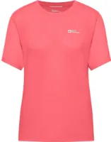 Jack Wolfskin Women's Vonnan Short Sleeve Tee Sunset Coral Jack Wolfskin Women's Vonnan Short Sleeve Tee Sunset Coral