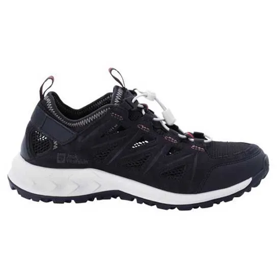 Jack Wolfskin Woodland 2 Hybrid Low Vandringsskor, Dark blue / pink, EU 40
