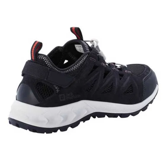 Jack Wolfskin Woodland 2 Hybrid Low Vandringsskor, Dark blue / pink, EU 40